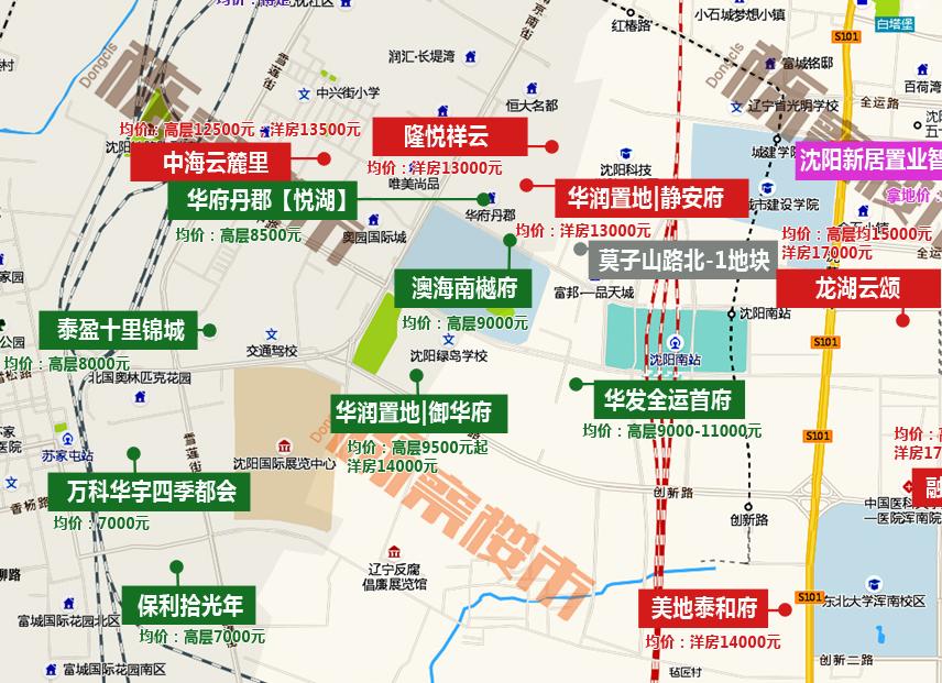 沈阳最新全地图解析详解