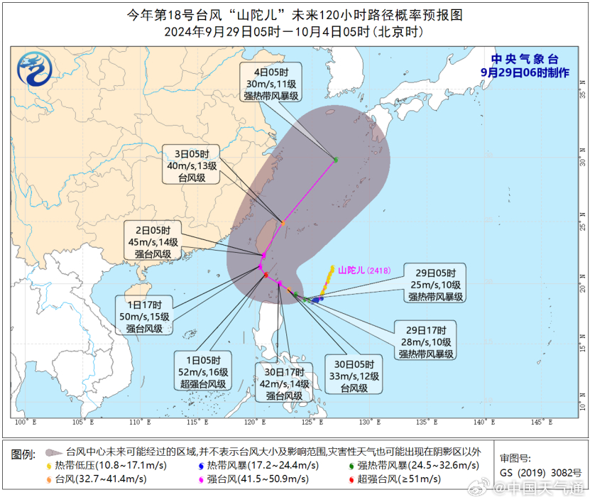 台风最新动态，9月3号台风路径及影响报告